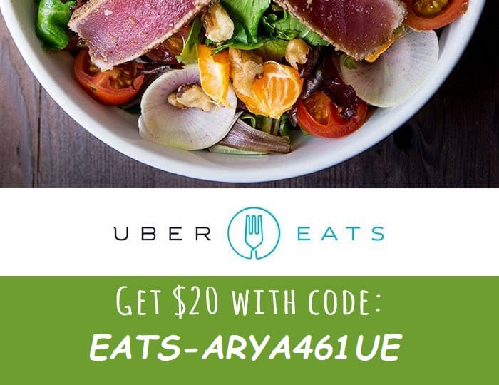$20 Off UberEats | Coupon & Referral Code